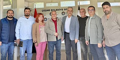 Çeşme Kent Konseyi’nden Çeşme Belediyespor’a Destek Ziyareti