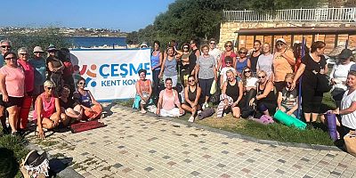 Çeşme Kent Konseyi'nden Yoga ve Pilates Dersi