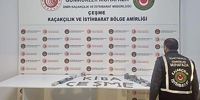 Çeşme Limanı’nda tarihi eser operasyonu: 7 bin 550 sikke ve figür ele geçirildi