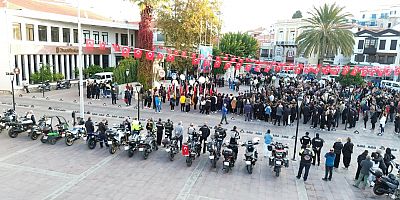 Çeşme Motosiklet Kulübü, 10 Kasım’da Meydanda Yerini Aldı