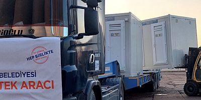 Çeşme'nin yardım TIR'ları Erzin Belediyesi’ne ulaştı