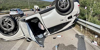 Çeşme Otobanı'nda kaza!