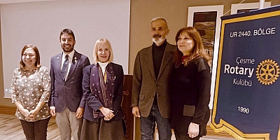 Çeşme Rotary Kulübü’nde Arnavut Kültürü Konuşuldu