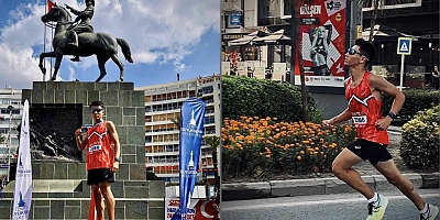 Çeşmeli Kaan Miyazaki Öztürk'ten 9 Eylül Yarı Maratonu'nda Büyük Başarı!