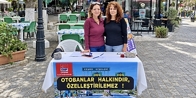 CHP Çeşme’den otoyol özelleştirmelerine karşı imza kampanyası: “Kamu yararı satılamaz”