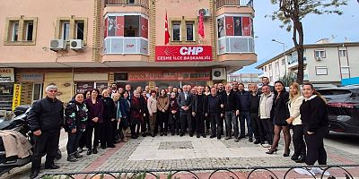 CHP Çeşme İlçe Örgütü’nde Bayram Buluşması