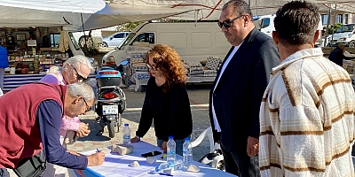 CHP Çeşme’nin Otoyol Özelleştirmesine Karşı İmza Kampanyası Sürüyor