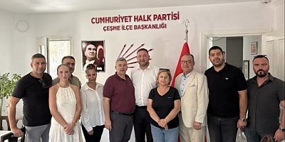 CHP İzmir İl Başkanı Utku Gümrükçü’den Çeşme Mesaisi