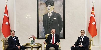 Cumhurbaşkanı Erdoğan, ABD Dışişleri Bakanı Blinken’ı Kabul Etti