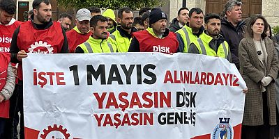 DİSK Çeşme Şubesi 1 Mayıs Açıklaması