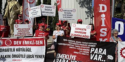 DİSK Dev Emekli-Sen Çeşme’den seyyanen zam çağrısı: “Sadaka değil, hakkımızı istiyoruz”