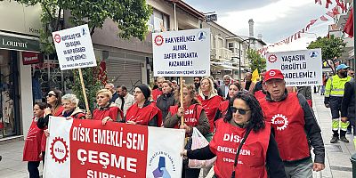 DİSK Emekli-Sen Çeşme Şube Başkanı İbrahim Tuz: “Emek ve Demokrasi Mücadelesinden Emekli Olmadık!”