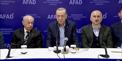 Erdoğan Adıyaman'da ilk günler için helallik istedi