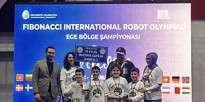 Fibonacci Robot Olimpiyatı’nda Çeşmeli Öğrencilerden Çifte Başarı