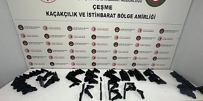 Hayalet Silahlar Çeşme Gümrüğünden Geçemedi!