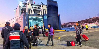 İkinci yardım gemisi Ulusoy 5 Ro Ro Çeşme’ye geri döndü