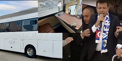 İmamoğlu’nun Erzurum mitingine taşlı saldırı