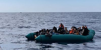 İzmir açıklarında 177 göçmen kurtarıldı 