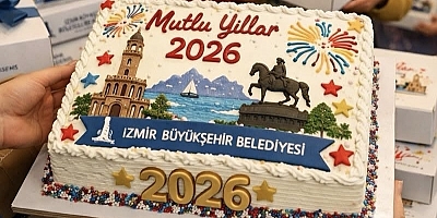 İzmir Büyükşehir Belediyesi’nden çocuklara yeni yıl pastası sürprizi