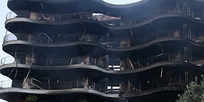 İzmir'deki lüks site yangının boyutu gün ağarınca ortaya çıktı!