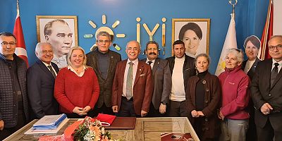 İzmir İYİ Parti İl Başkan Adayından Çeşmeli İYİ’leri ziyaret