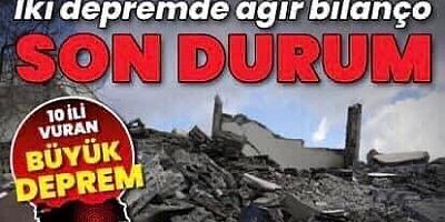 Kahramanmaraş Merkezli Depremlerde Can Kaybı 50 Bini Aştı!