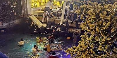 Lüks restoranda panik anları!