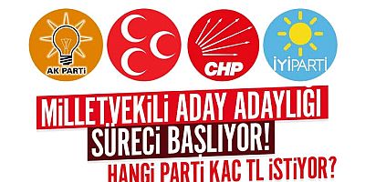 Milletvekili Adaylık başvuruları bugün başladı!