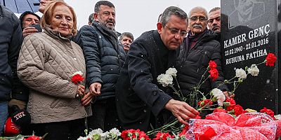 Özgür Özel, Kamer Genç’i Anma Törenine Katıldı!