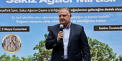 Sakız Ağacı Mirası İstinyePark İzmir’de Ziyaretçilerle Buluştu