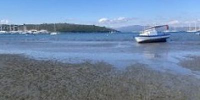 Seferihisar’da deniz 25 metre çekildi!