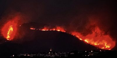 Urla Gerence Körfezi’nde Yangın