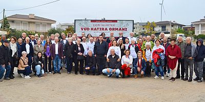 Voleybolun Unutulmazları Derneği’nden Çeşme’de İkinci Hatıra Ormanı