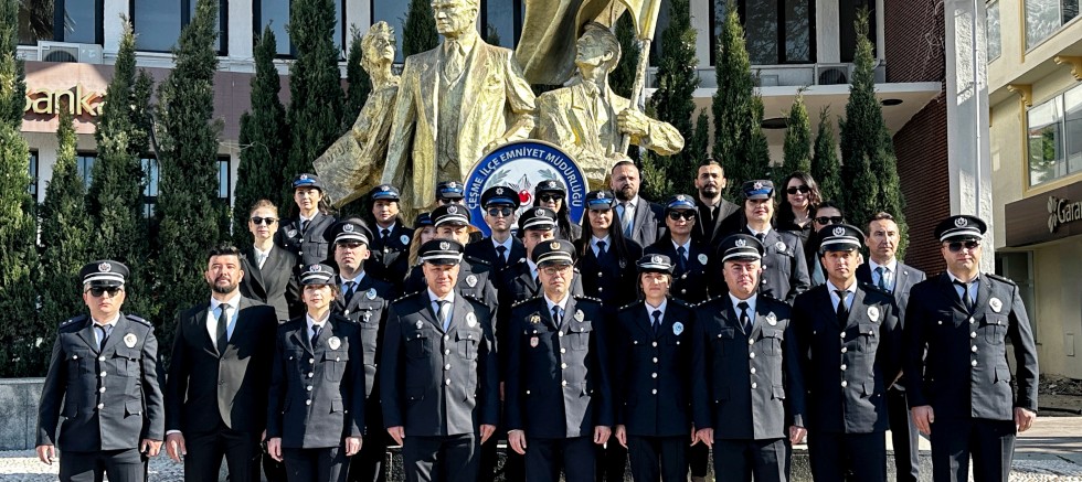 Türk Polis Teşkilatı’nın kuruluşu Çeşme’de törenle kutlandı