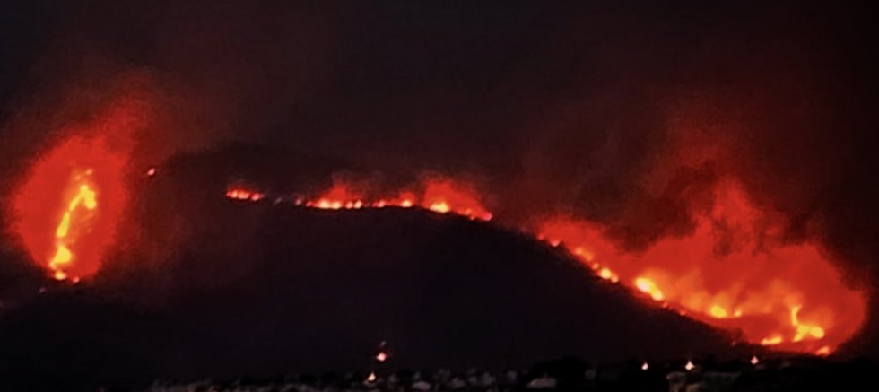 Urla Gerence Körfezi’nde Yangın